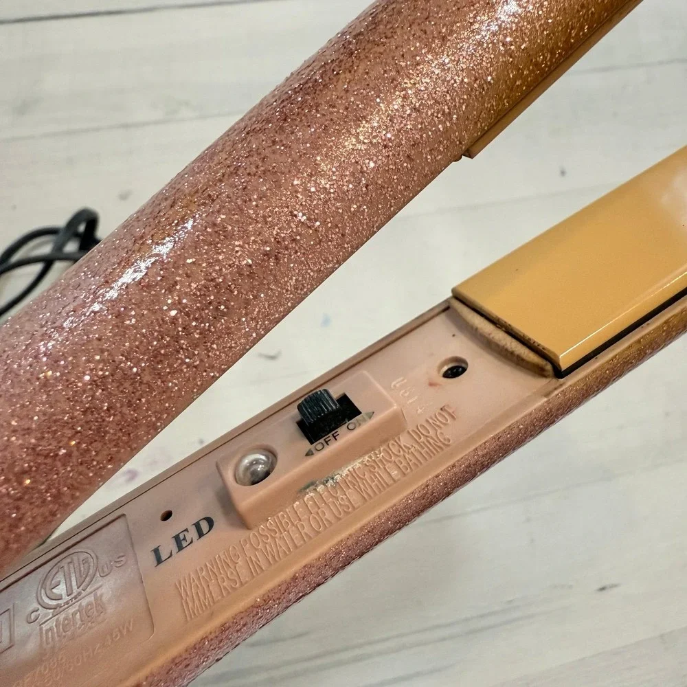 Chi Ceramic Flat Iron‎ Glitter pink